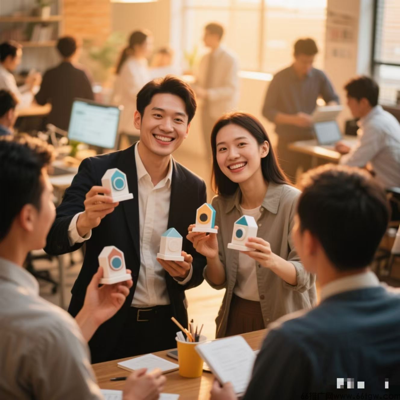 一男一女手拿小房子.jpg