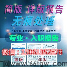 更新征信报告PDF页码和目录校对