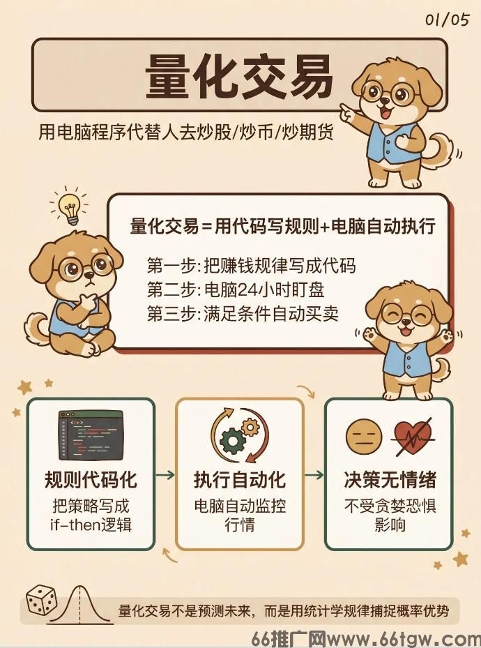 炒股/炒币货量化交易是什么？用代码炒股/