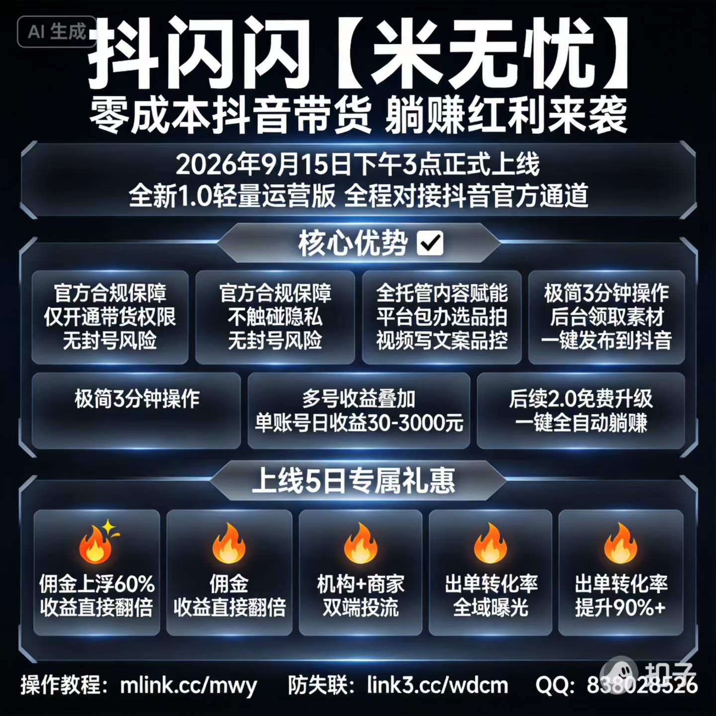 抖闪闪|抖音图文带货·绿色正规·零投入轻