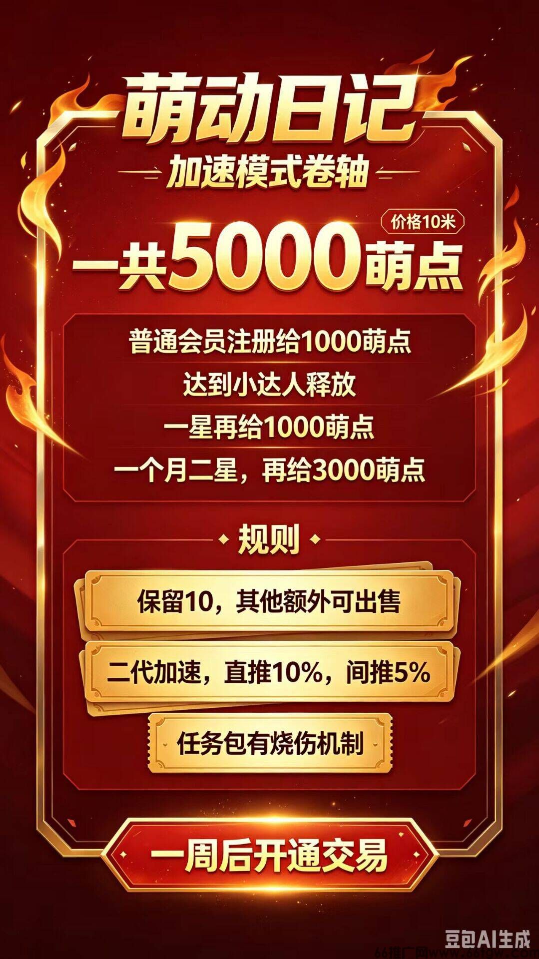 萌动日记，2026新项目卷轴模式，零撸玩